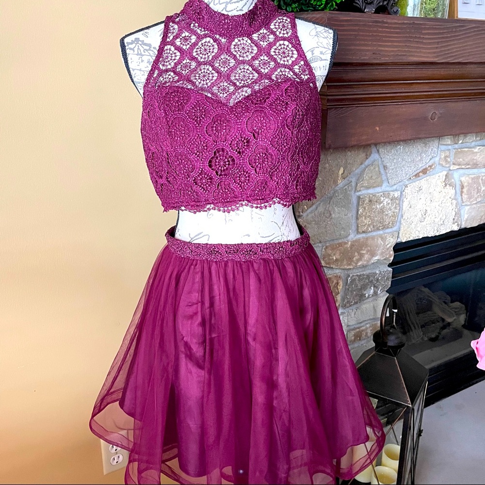 ❤️Plum 2piece dress